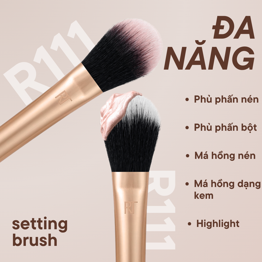 Cọ Phủ Phấn Cố Định RT Real Techniques Setting Brush R111